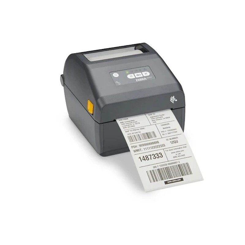 Zebra ZD4A042-D01X01EZ Direct Thermal Printers, USB/Ethernet/Wi-Fi 6/Bluetooth, Gray image 1
