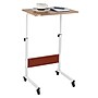 Mind Reader 21.75" Adjustable Standing Desk Laptop Stand, Brown/White (OBRJUST-BRN)~#|#~ECA8BDC0-6F91-47C4-8A1A801A947675FE_sc7