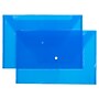 JAM Paper Plastic Envelopes with Snap Closure, Legal Booklet, 9.75 x 14.5, Blue, 12/Pack (34830BU)~#|#~ECAF9503-93C3-4ED8-9EFB73859F58B853_sc7