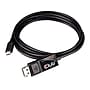 Club 3D 5.9' USB Type C to DisplayPort 1.4 Cable, Male to Male, Black (CAC-1557)~#|#~ECBA334A-F746-44BC-99DD5A903839613A_sc7