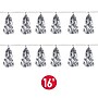 Beistle Metallic Tassel Garland Party, Black/Silver, 2/Pack (59927-BKS)~#|#~ECBA8985-B074-4B77-9E9B7BDB325902D3_sc7