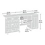 Sauder Select Craft/Sewing Cart, Vintage Oak (426138)~#|#~ECBDC4B5-57D3-4672-80DC96F3358D4E2E_sc7