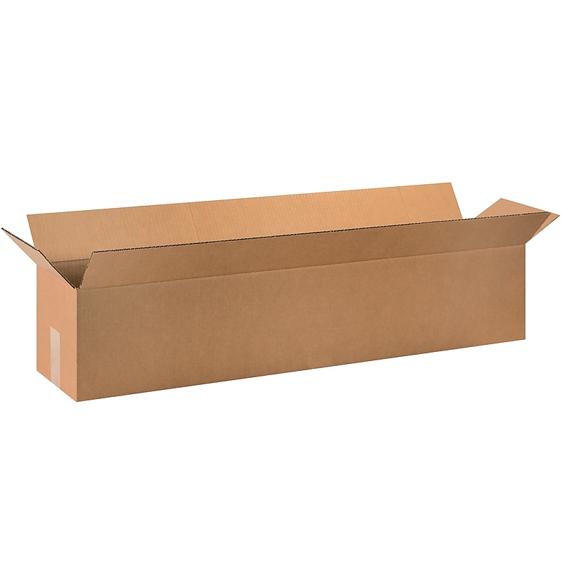40" x 8" x 8"'' Shipping Boxes, 32 ECT, Brown, 25/Bundle (4088) image 1