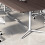 Bush Business Furniture 72"W x 36"D Boat Shaped Conference Table, Storm Gray (99TBM72SGSVK)~#|#~ECCD37AB-74CD-4B9F-9F82337F93ADA66C_sc7