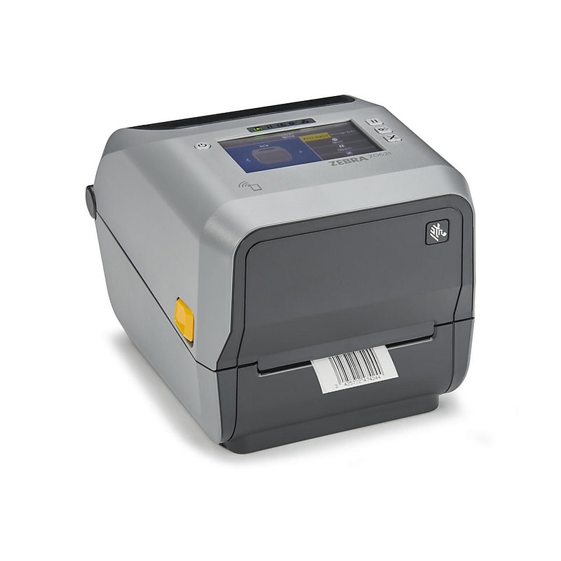 Zebra ZD6A042-321F00EZ Desktop Thermal Transfer Barcode Label Printer, Ethernet/USB/Serial/Bluetooth, Gray image 1