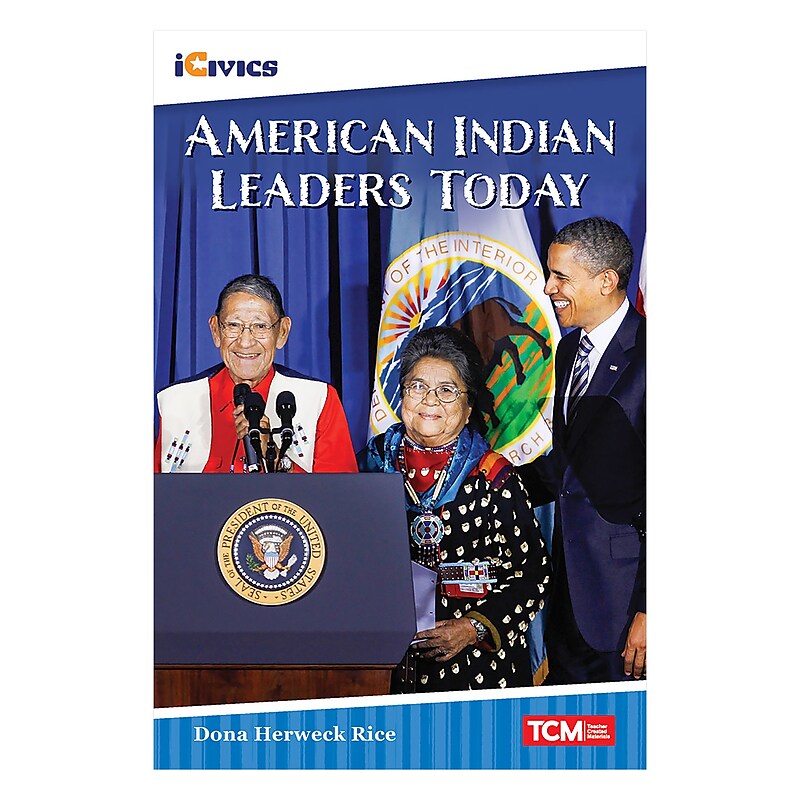 Teacher Created Materials iCivics Readers American Indian Leaders Today, Paperback (SEP121669) image 1