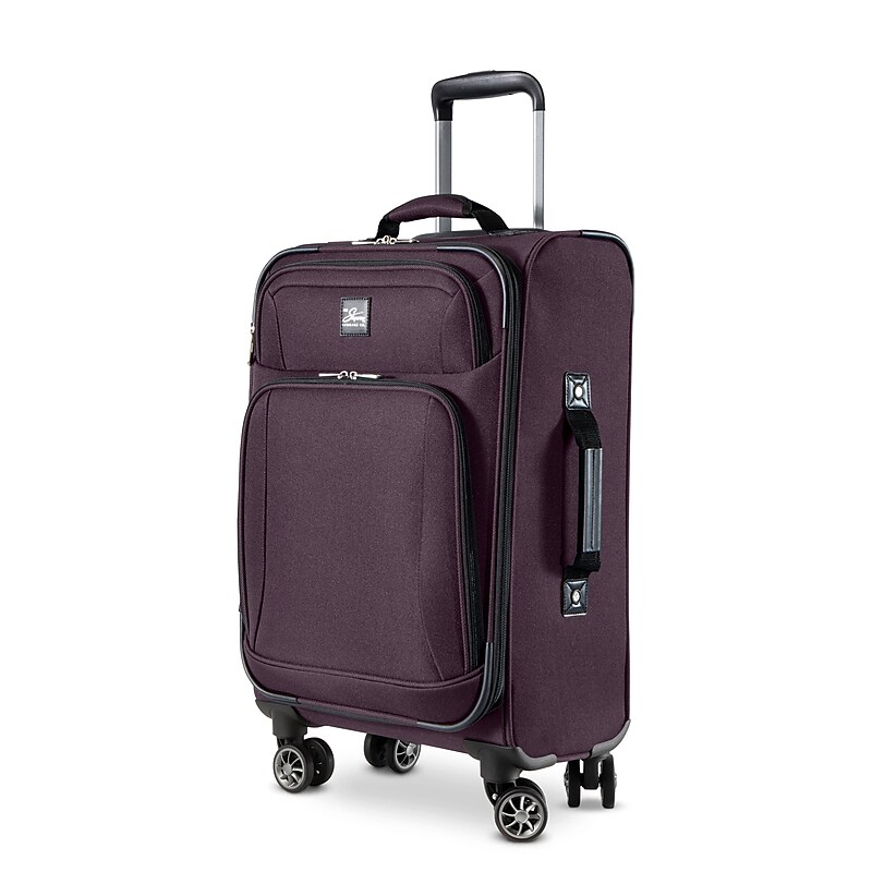 Skyway Luggage Epic 20" Carry-On Suitcase, 8-Wheeled Spinner, Plum (450-20"555-4WB) image 1