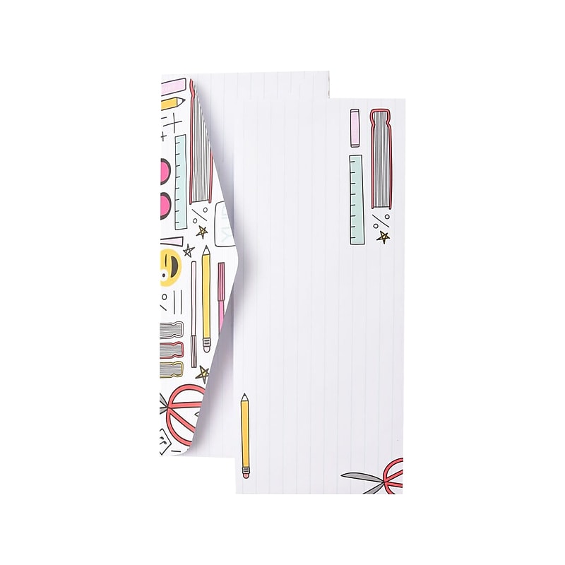 Gartner Studios School Day Icons #10 Document Envelope, 4 1/8" x 9 1/2", White, 20/Pack (52065) image 1