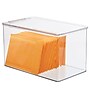iDESIGN Storage Container with Hinged Lid, Plastic, Clear, 2/Pack (29192M2)~#|#~ECE5DB44-C93E-4E58-8D1C1F86BE85C22F_sc7