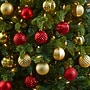 Nearly Natural Holiday Shatterproof Red Christmas Tree Ornament Set, 60mm, 101/Set (D1002-RD)~#|#~ECE75F96-4F47-470C-8540A6ADF70BF930_sc7
