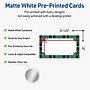 Avery Silver-Plaid Bow Matte Blank Card, White, 80/Pack (S00-FJB)~#|#~ECEA919F-BAE1-4268-9B3E8A42CD4CB94C_sc7