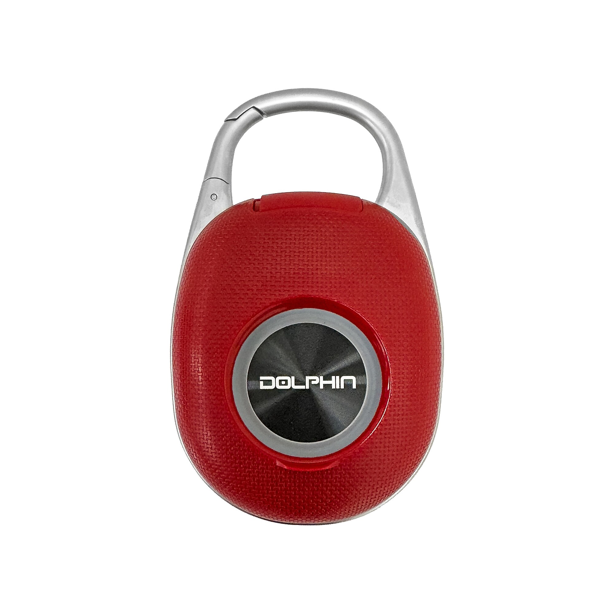 Dolphin Audio Wireless Bluetooth Portable Clip Speaker, Waterproof, Red (CLP-500) Sansujyuku sansujyuku.com