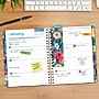 2026 Global Printed Products 8.5" x 11" Weekly & Monthly Planner, Paperboard Cover, Teal Floral (FSHN-CY26-8511-17)~#|#~ECF10B7E-3F1F-43DD-8D5F53BBF4F7E50F_sc7