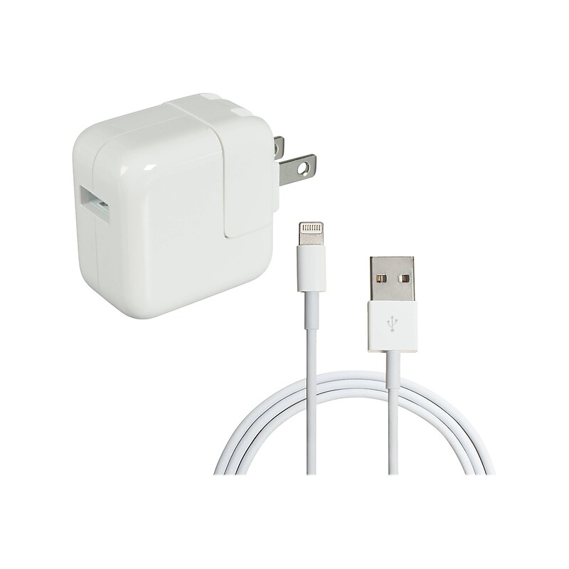 4XEM Lightning Charging Kit/Bundle for Multiple Brands, White (4XIPADAIRKIT-L) image 1