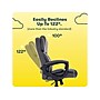 Serta Garret Ergonomic Bonded Leather Swivel Executive Chair, Space Gray (43520F)~#|#~ECF6F0EB-1B90-48C0-B85E55FCCBFC354A_sc7