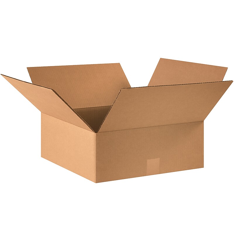 16" x 16" x 6" Shipping Boxes, 32 ECT, 25/Bundle (16166) image 1