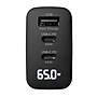 HyperGear SpeedBoost 65W 3-Port-USB GaN Charger, Black (16299)~#|#~ECFF0074-3C1B-49DC-B5EC3D097B967E36_sc7