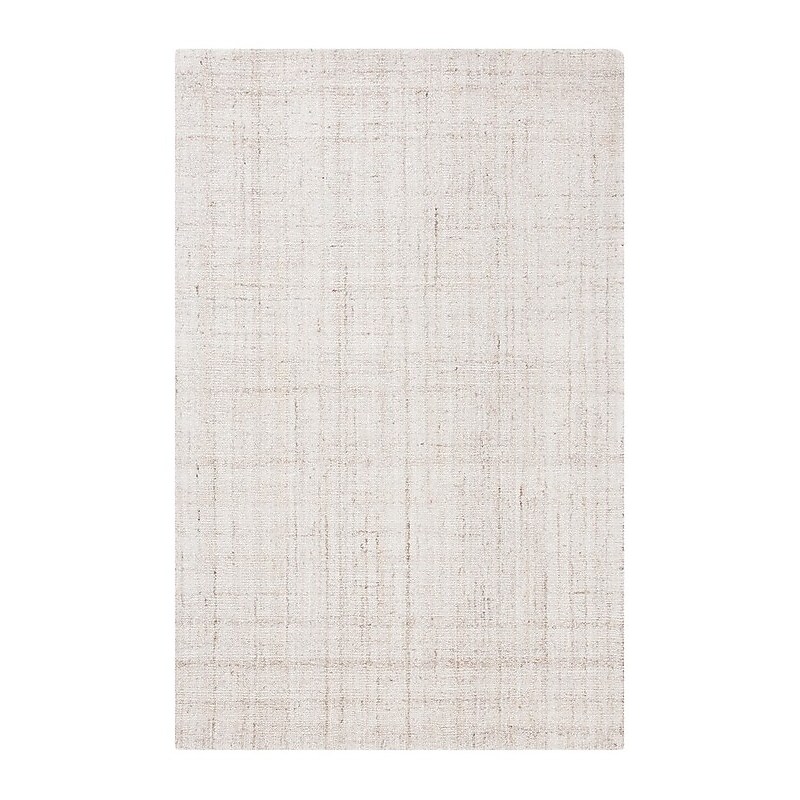 Safavieh Abstract Collection 5' x 8' Rectangle Indoor Area Rug, Tufted, Ivory/Beige (ABT141D-5) image 1