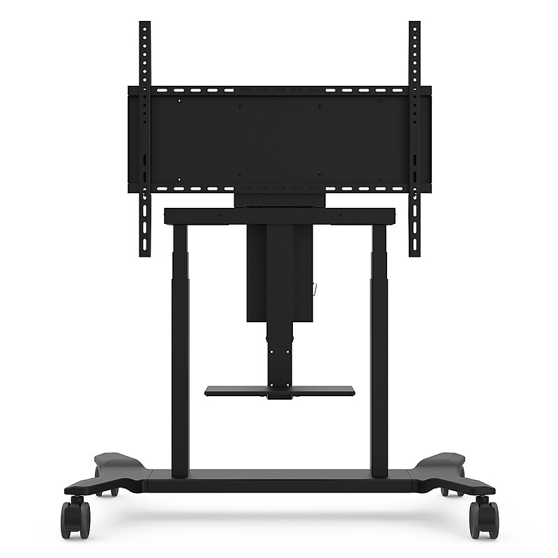 ViewSonic Adjustable Motorized Trolley Cart, 55" - 86", Black (VB-STND-007) image 1