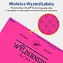 Avery Laser/Inkjet Rectangle Multipurpose Labels, 5" x 7", Neon Magenta, 40/Pack (94258)~#|#~ED05EA3C-779D-4FA9-9F4F1BC8B944CA1D_sc7