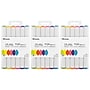 Bazic Alcohol-Based Marker, Twin Tip, Assorted Colors, 6/Pack, 3 Packs/Bundle (BAZ1230-3)~#|#~ED0843BB-91CA-462D-A78F2F8E4E57B3D3_sc7