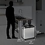 iTouchless Stainless Steel Sensor Recycle Bin & Kitchen Trash Can with Black Lid, 16 Gallon (IT16RB)~#|#~ED091191-A60F-4810-B0CA30A86B5A4C94_sc7