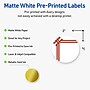 Avery Circle Multipurpose Labels, 2" Dia., White, 120/Pack (19479370580)~#|#~ED0946C8-05F3-4878-AE77D96EA7A090DB_sc7
