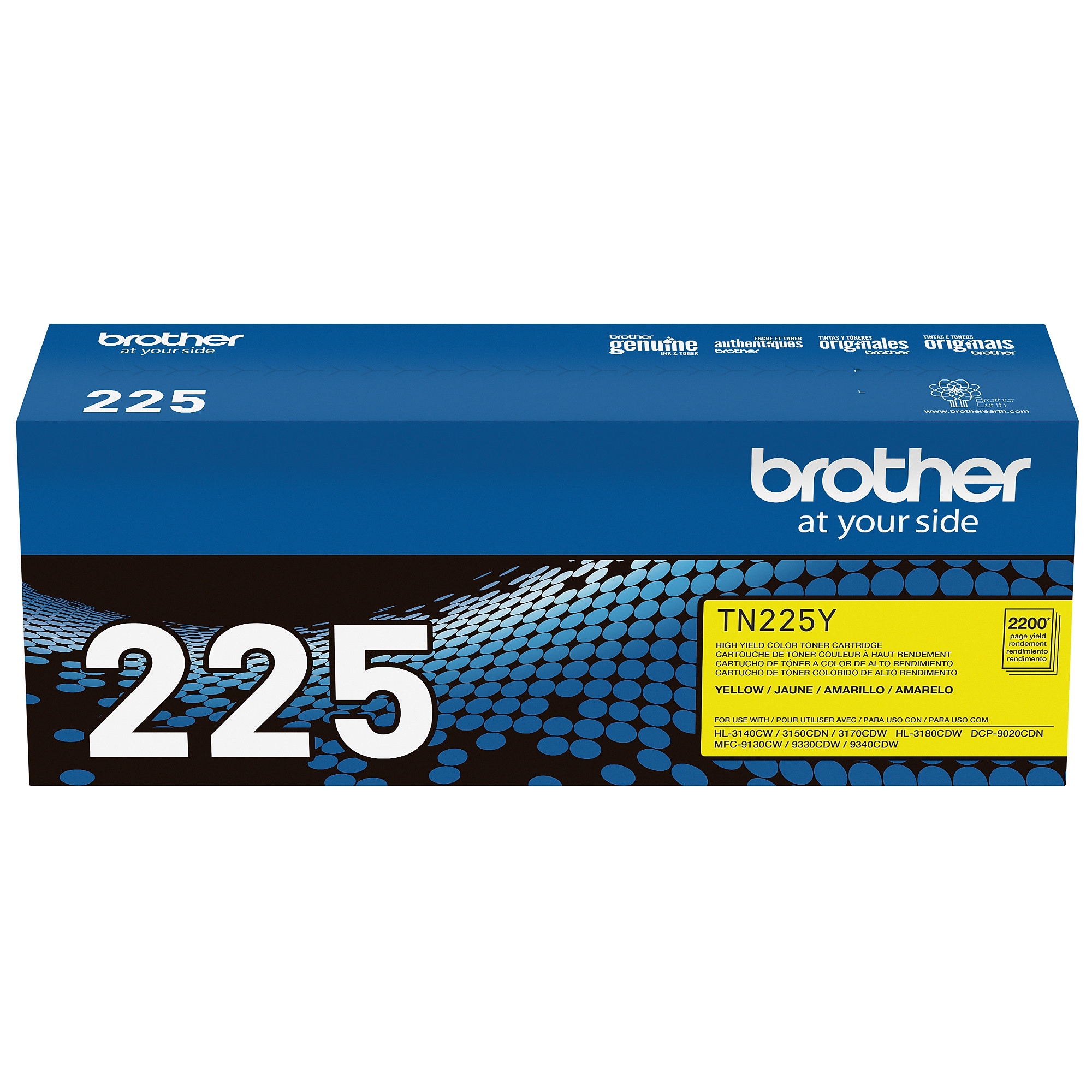 Brother TN-225 Yellow High Yield Toner Cartridge   (TN225Y) Sansujyuku sansujyuku.com