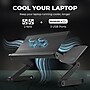Uncaged Ergonomics WorkEZ Cool Laptop Riser, Black (WECB)~#|#~ED09C710-8242-4DAA-BD45908163A12127_sc7