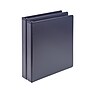 Samsill Earth's Choice Plant-Based BOHO 1" 3-Ring View Binders, D-Ring, Indigo, 2/Pack (SAMU69341)~#|#~ED0ACE4E-3E35-4098-B14B8302EB8D1CC2_sc7