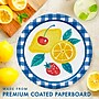 Say Hooray! Fresh Fruits Summer Disposable Paper Plates and Napkins Set, 48/Pack (DTC9631E2G)~#|#~ED0DE8AE-EC84-4276-83AF44945F6C774A_sc7
