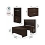 Bush Business Furniture Studio C 72"W U Shaped Desk with Hutch, Bookcase and File Cabinets, Black Walnut (STC001BWSU)~#|#~ED11728B-8166-44B8-8AA79667AB5D0039_sc7