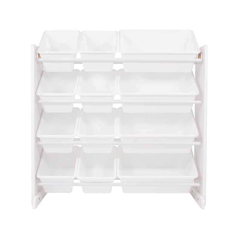 Humble Crew Cambridge 12-Bin Toy Organizer, White (WO565) image 1