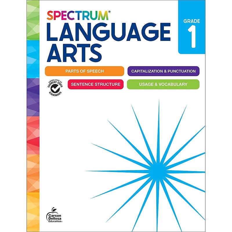 Carson-Dellosa Spectrum Language Arts Workbook, Grade 1 image 1