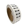 Nahanco 30 x 36 Plastic Size Marker, Clear/Black/White, 250/Roll (DSM-250)~#|#~ED204FE4-7578-420E-90B0A451D85B312F_sc7