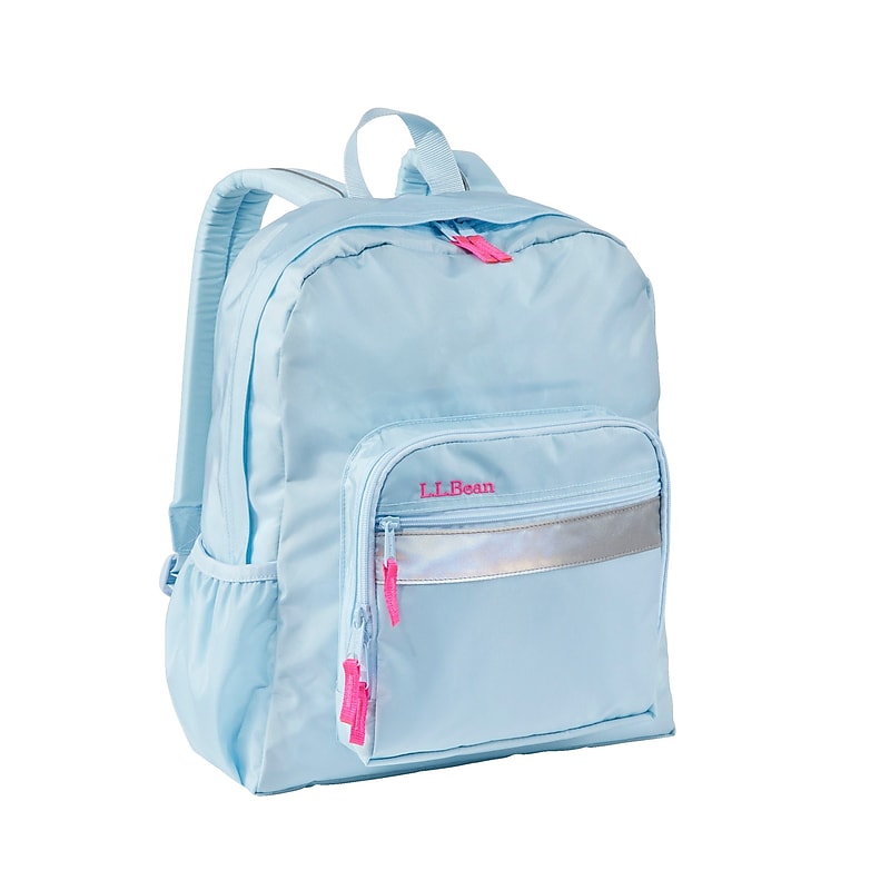 L.L.Bean Original Book Pack Kids Backpack, Small, Surf Blue (1000230631) image 1