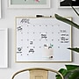 U Brands Magnetic Dry Erase Calendar Whiteboard, 20" x 16", Gold Aluminum Frame~#|#~ED228C6D-AD62-41D0-B87AA87E4D5310E1_sc7