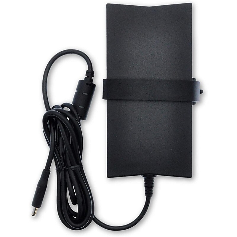 Dell 130W Slim AC Adapter for Dell Laptop, Black (450-AGDQ) image 1