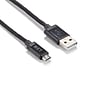 NXT Technologies 4 Ft. Braided USB-A to Micro-USB Charging Cable for Samsung/Android, Black (NX54334)~#|#~ED2BCE33-1421-4D2F-BC4E3397311CDE24_sc7