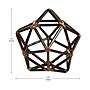 Mind Reader Metal Geometric Sculpture, Black (DECO-BLK)~#|#~ED2DF9A1-AD3E-4CCB-826181AB331E8165_sc7