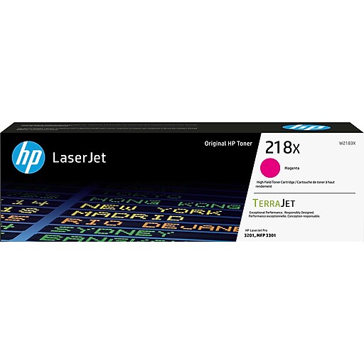 HP 218X Magenta High Yield Toner Cartridge, Prints Up to 2500