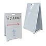 Flipside Dry-Erase Marquee Easel, 35.5", White Corrugated Plastic (31276)~#|#~ED334390-3FC5-4256-8C7F324C5B40624E_sc7