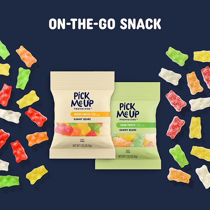 Pick Me Up Provisions™ Mixed & Sour Fruits Gummy Bear Variety Pack