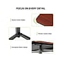 Eureka Ergonomic 43"W Computer Desk, Teak (CD006)~#|#~ED36D630-8B98-4B8C-AE08B49D04DA0141_sc7