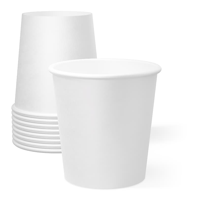 Perk™ Paper Hot Cups, 3 oz., White, 100/Pack (PK59141) image 1