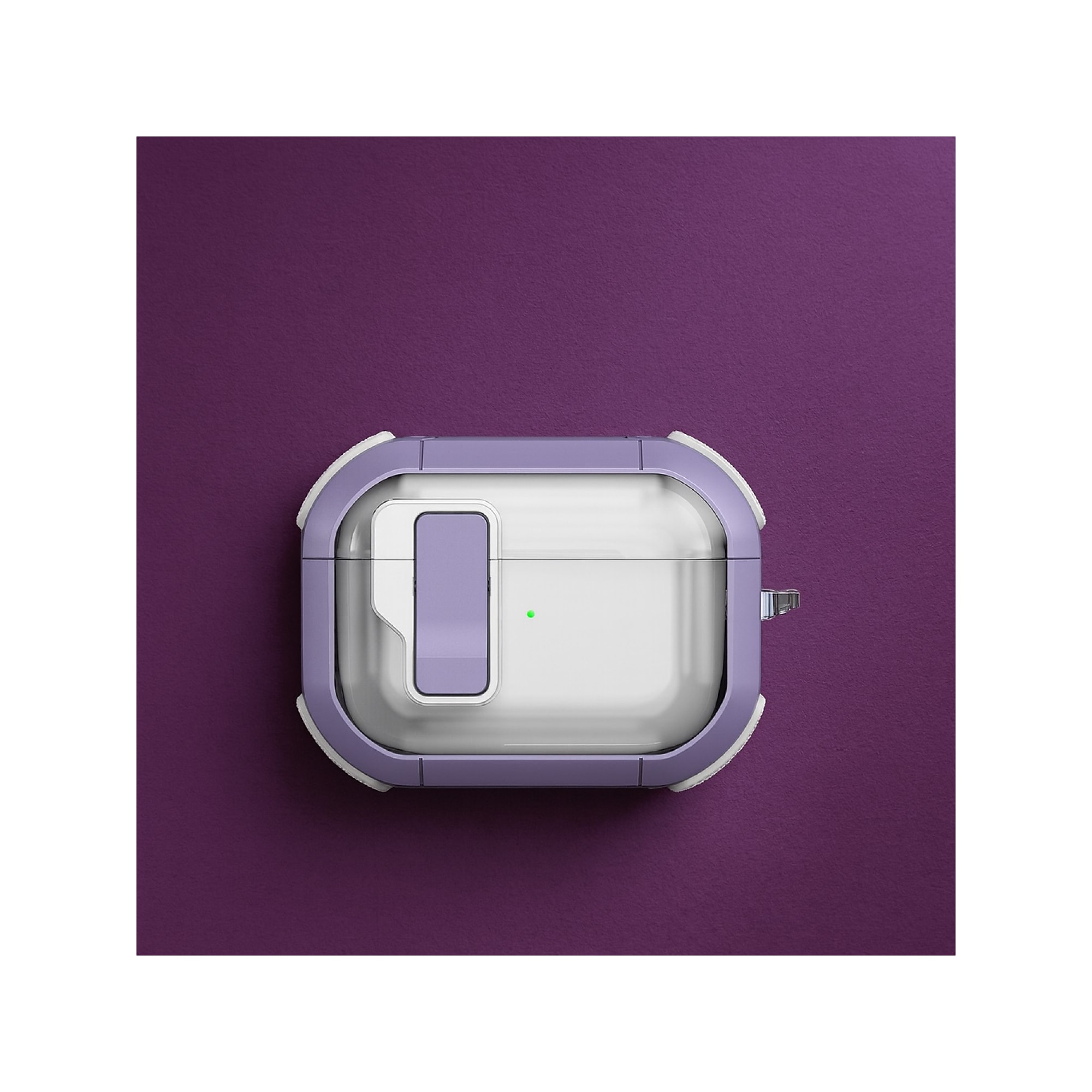 SaharaCase Venture-X Series Secure Lock Case with Premium Clip for Airpods Pro 3, Anti-Shock Corners, Purple Orchid (HP00233) Sansujyuku sansujyuku.com