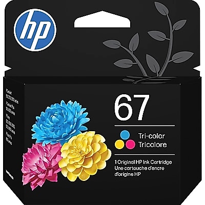 HP 67 Tri-Color Standard Yield Ink Cartridge, Prints Up to 100 Pages (3YM55AN#140) Sansujyuku sansujyuku.com