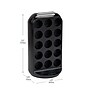Mind Reader Plastic Coffee Pod Carousel Countertop Organizer, 30 Pod Capacity, Black (CRS02-BLK)~#|#~ED40D3B1-C467-49CC-95C7EE125966C016_sc7