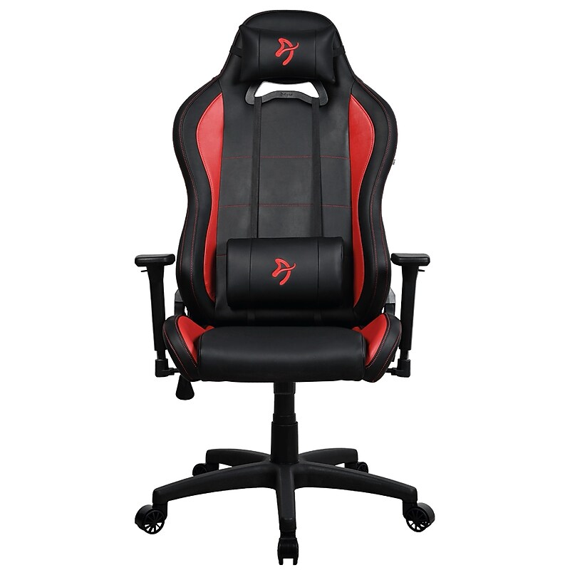 Arozzi Torretta SoftPU Faux Leather Ergonomic Racing Gaming Chair, Black/Red (TORRETTA-SPU-RED) image 1