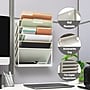 Mind Reader 5-Compartment Mountable Plastic Vertical File Storage, Beige (WALLANCH-BEI)~#|#~ED548153-88C8-4808-BE3B94C9C1D5434D_sc7